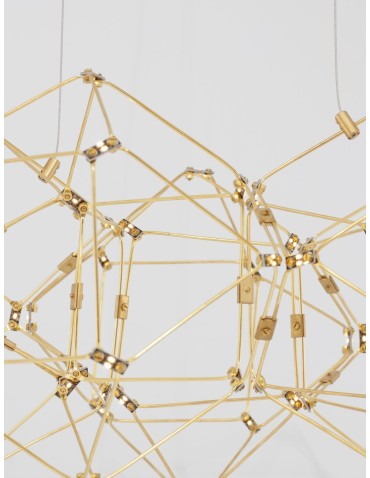 Luces Exclusivas ASIS Pendant Modern Gold and shades of gold 1xLED max 21,6W 3000K LE42727 - product 2