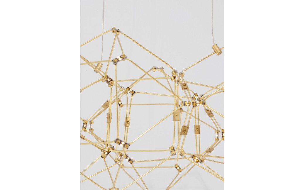Luces Exclusivas ASIS Wisząca Nowoczesna złoty i odcienie złota 1xLED max 21,6W 3000K LE42727