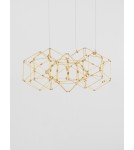 Pendant lamps - Luces Exclusivas ASIS Pendant Modern Gold and shades of gold 1xLED max 21,6W 3000K LE42727 - product 3