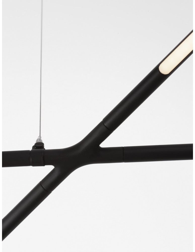Pendant lamps - Luces Exclusivas BELL Pendant Modern Black 1xLED max 30W 3000K LE42728 - product kolory-swiatla.pl 2