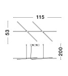 Pendant lamps - Luces Exclusivas BELL Pendant Modern Black 1xLED max 30W 3000K LE42728 - product 5