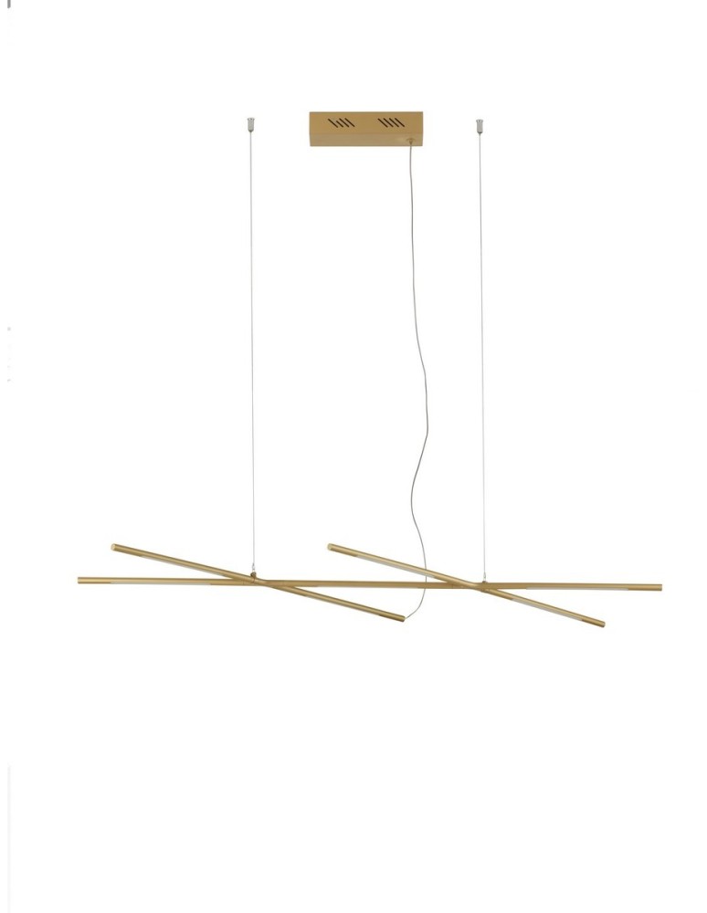 Luces Exclusivas BELL Wisząca Nowoczesna złoty i odcienie złota 1xLED max 30W 3000K LE42729