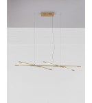 Lampy wiszące - Luces Exclusivas BELL Wisząca Nowoczesna złoty i odcienie złota 1xLED max 30W 3000K LE42729 - produkt 2