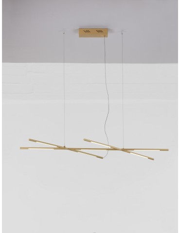 Luces Exclusivas BELL Pendant Modern Gold and shades of gold 1xLED max 30W 3000K LE42729 - product 2