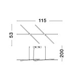 Lampy wiszące - Luces Exclusivas BELL Wisząca Nowoczesna złoty i odcienie złota 1xLED max 30W 3000K LE42729 - produkt 6