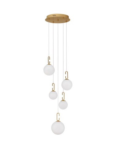 Luces Exclusivas YARA Pendant Modern Gold and Shades of Gold 1xLED max 30.5W 3000K LE42732