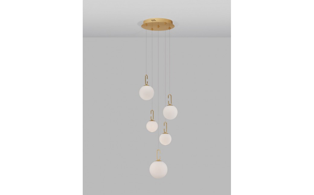 Luces Exclusivas YARA Wisząca Nowoczesna złoty i odcienie złota 1xLED max 30,5W 3000K LE42732