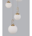 Pendant lamps - Luces Exclusivas YARA Pendant Modern Gold and Shades of Gold 1xLED max 30.5W 3000K LE42732 - product 4