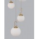 Luces Exclusivas YARA Wisząca Nowoczesna złoty i odcienie złota 1xLED max 30,5W 3000K LE42732