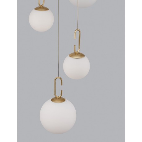 Luces Exclusivas YARA Wisząca Nowoczesna złoty i odcienie złota 1xLED max 30,5W 3000K LE42732
