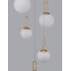 Luces Exclusivas YARA Wisząca Nowoczesna złoty i odcienie złota 1xLED max 30,5W 3000K LE42732