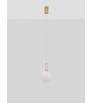 Pendant lamps - Luces Exclusivas YARA Pendant Modern Gold and Gold Shades 1xLED max 10.64W 3000K LE42733 - product 3