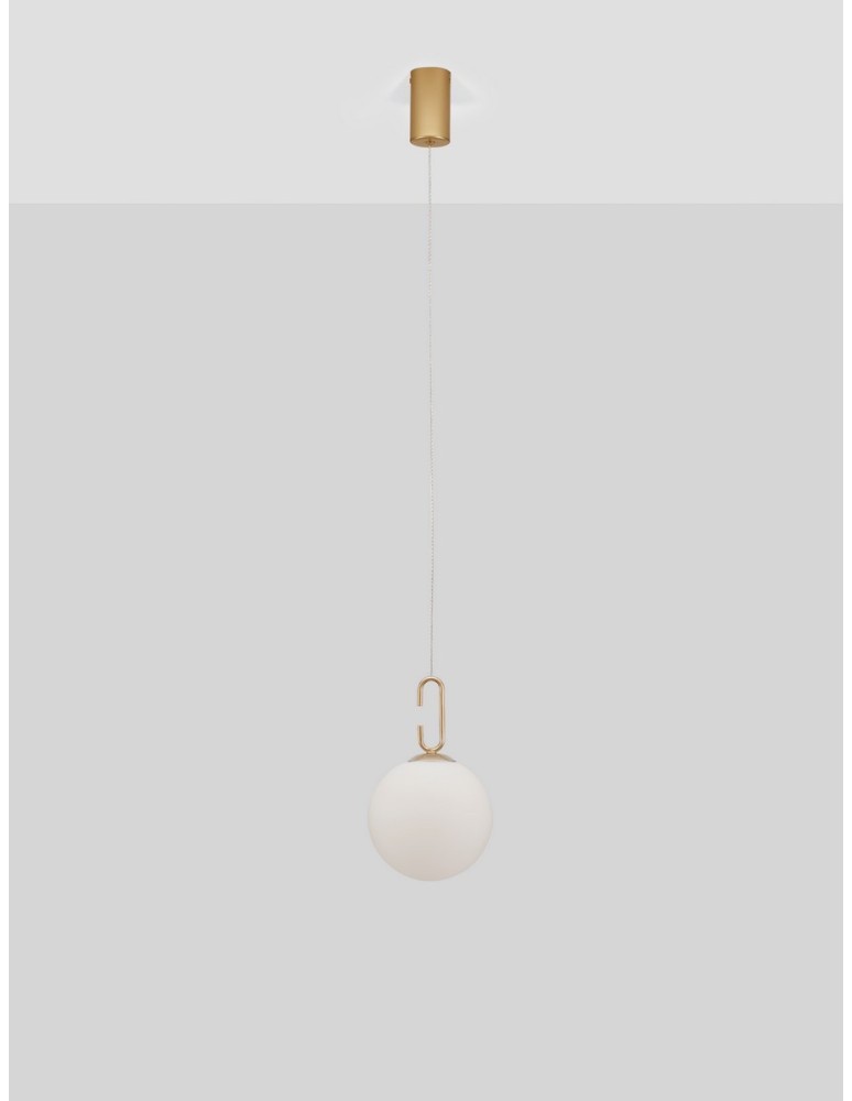 Pendant lamps - Luces Exclusivas YARA Pendant Modern Gold and Gold Shades 1xLED max 10.64W 3000K LE42733 - product kolory-swiatla.pl 3