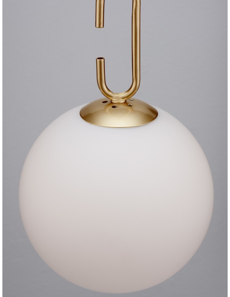 Pendant lamps - Luces Exclusivas YARA Pendant Modern Gold and Gold Shades 1xLED max 10.64W 3000K LE42733 - product kolory-swiatla.pl 4