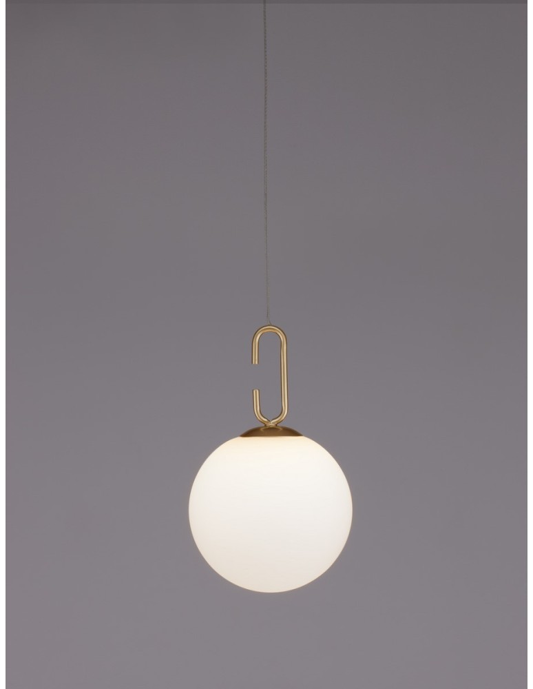 Pendant lamps - Luces Exclusivas YARA Pendant Modern Gold and Gold Shades 1xLED max 10.64W 3000K LE42733 - product kolory-swiatla.pl 5