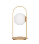 LED table lamps - Luces Exclusivas YARA Table Gold and Shades of Gold 1xLED max 4.8W 3000K LE42734 - product 1