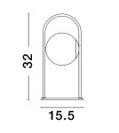 LED table lamps - Luces Exclusivas YARA Table Gold and Shades of Gold 1xLED max 4.8W 3000K LE42734 - product 5