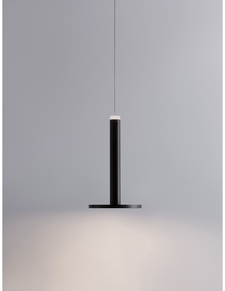 Lampy wiszące - Luces Exclusivas ESQUEL Wisząca Nowoczesna czarny 1xLED max 11W 3000K LE42735 - produkt kolory-swiatla.pl 5