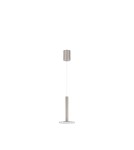 Pendant lamps - Luces Exclusivas ESQUEL Pendant Modern silver and silver tones 1xLED max 11W 3000K LE42736 - product 1