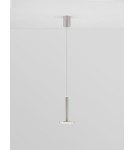 Pendant lamps - Luces Exclusivas ESQUEL Pendant Modern silver and silver tones 1xLED max 11W 3000K LE42736 - product 2