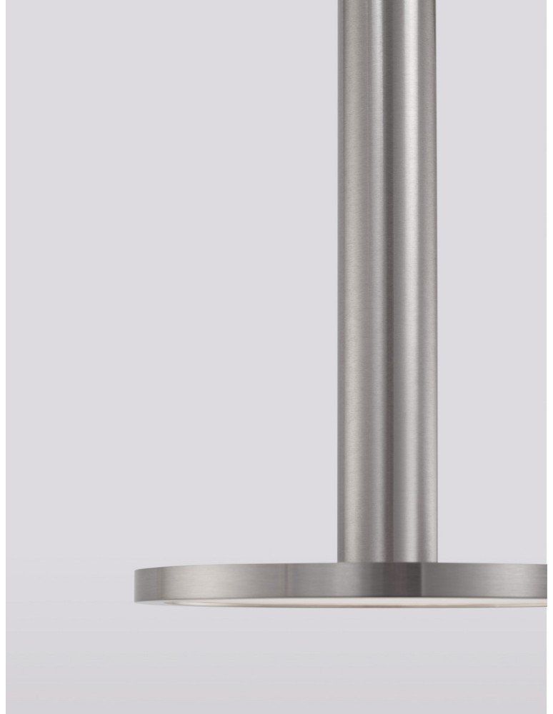 Pendant lamps - Luces Exclusivas ESQUEL Pendant Modern silver and silver tones 1xLED max 11W 3000K LE42736 - product kolory-swiatla.pl 4