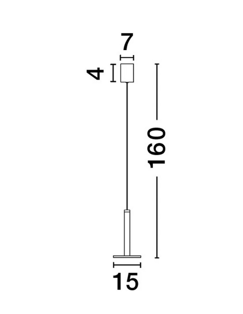 Pendant lamps - Luces Exclusivas ESQUEL Pendant Modern White 1xLED max 11W 3000K LE42737 - product kolory-swiatla.pl 6
