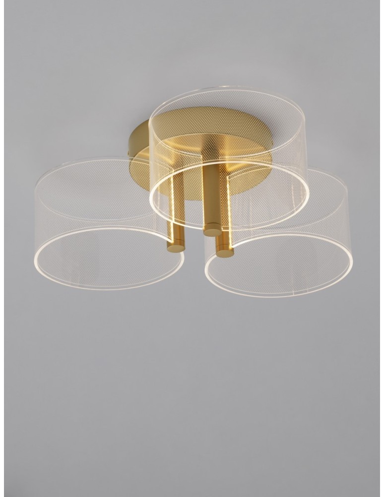 Ceiling lamps - Luces Exclusivas TUNAS Ceiling Modern Gold and shades of gold 1xLED max 20,5W 3000K LE42741 - product kolory-swiatla.pl 2