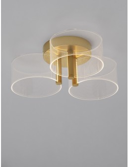 Luces Exclusivas TUNAS Sufitowa Nowoczesna złoty i odcienie złota 1xLED max 20,5W 3000K LE42741 - produkt 2