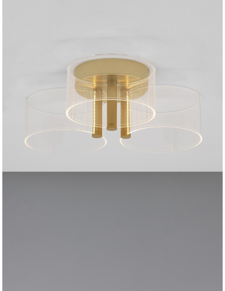 Ceiling lamps - Luces Exclusivas TUNAS Ceiling Modern Gold and shades of gold 1xLED max 20,5W 3000K LE42741 - product kolory-swiatla.pl 3