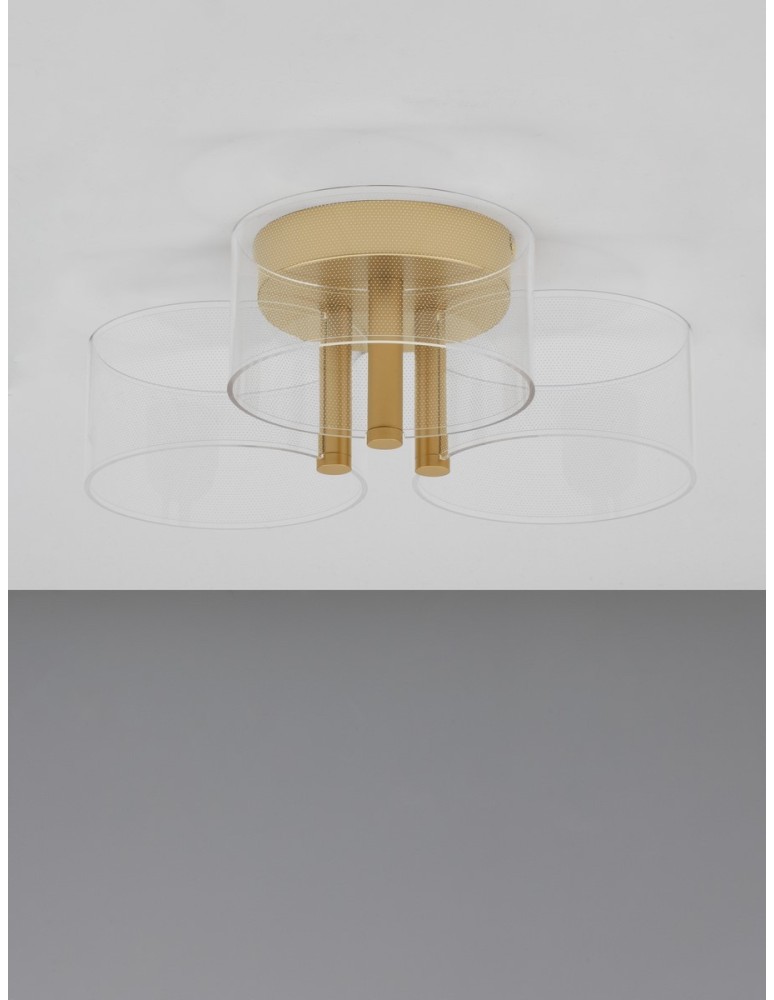 Ceiling lamps - Luces Exclusivas TUNAS Ceiling Modern Gold and shades of gold 1xLED max 20,5W 3000K LE42741 - product kolory-swiatla.pl 4