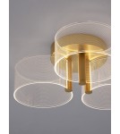 Ceiling lamps - Luces Exclusivas TUNAS Ceiling Modern Gold and shades of gold 1xLED max 20,5W 3000K LE42741 - product 5