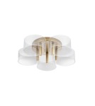 Ceiling lamps - Luces Exclusivas TUNAS Ceiling Modern Gold and shades of gold 1xLED max 28W 3000K LE42742 - product 1