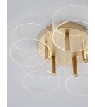 Ceiling lamps - Luces Exclusivas TUNAS Ceiling Modern Gold and shades of gold 1xLED max 28W 3000K LE42742 - product 2