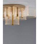 Ceiling lamps - Luces Exclusivas TUNAS Ceiling Modern Gold and shades of gold 1xLED max 41W 3000K LE42743 - product 2