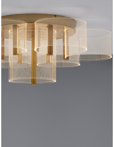 Luces Exclusivas TUNAS Sufitowa Nowoczesna złoty i odcienie złota 1xLED max 41W 3000K LE42743 - produkt 2