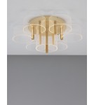 Ceiling lamps - Luces Exclusivas TUNAS Ceiling Modern Gold and shades of gold 1xLED max 41W 3000K LE42743 - product 3