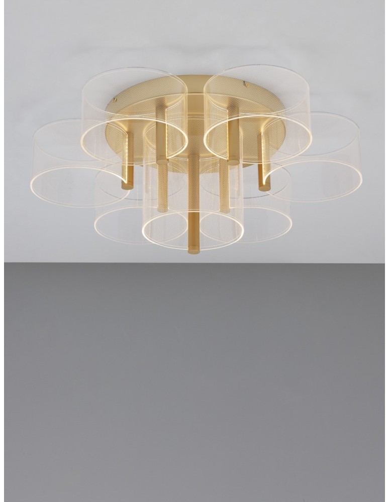 Ceiling lamps - Luces Exclusivas TUNAS Ceiling Modern Gold and shades of gold 1xLED max 41W 3000K LE42743 - product kolory-swiatla.pl 3