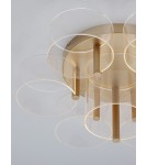 Ceiling lamps - Luces Exclusivas TUNAS Ceiling Modern Gold and shades of gold 1xLED max 41W 3000K LE42743 - product 5