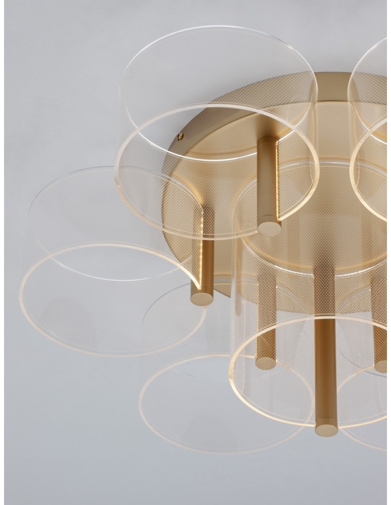 Ceiling lamps - Luces Exclusivas TUNAS Ceiling Modern Gold and shades of gold 1xLED max 41W 3000K LE42743 - product kolory-swiatla.pl 5
