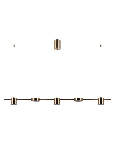 Italux Remdal Pendant Brass 5xLED 30W 4000K PND-16374-5-COP-GD-4K