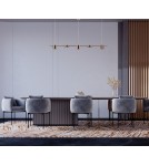 LED pendant lamps - Italux Remdal LED 30W 2300lm 3000K Pendant Brass PND-16374-5-COP-GD-3K. - product 2