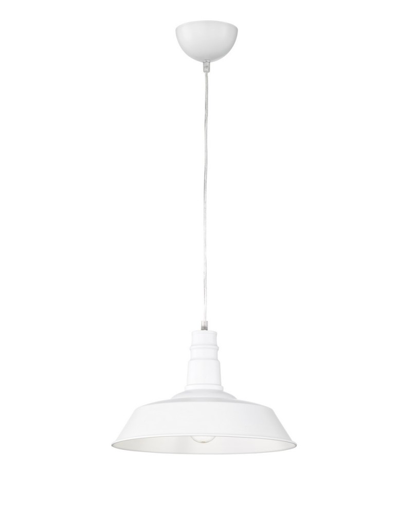 Single pendant lamps - RL WILL Pendant Modern 1xE27 max 60W White R30421001 - product kolory-swiatla.pl 1