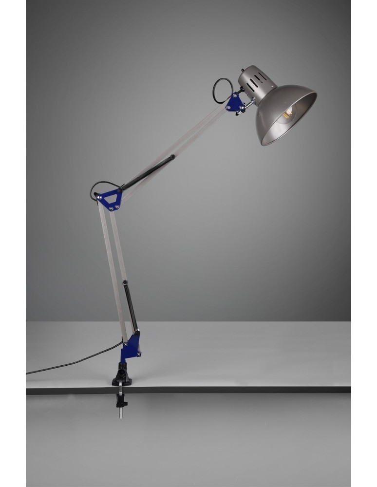 Desk lamps - Trio TAJO Desk 1xE27 max 40W Aluminum 5029010-47 - product kolory-swiatla.pl 2