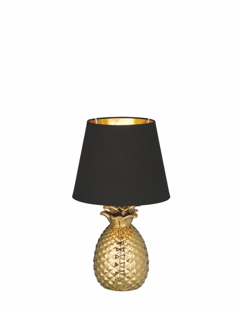 Table lamps with lampshade - RL PINEAPPLE Table 1xE14 max 40W Gold R50421079 - product kolory-swiatla.pl 1