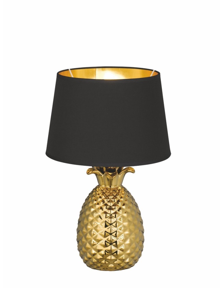 Table lamps with lampshade - RL PINEAPPLE Table 1xE27 max 60W Gold R50431079 - product kolory-swiatla.pl 1