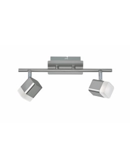 RL ROUBAIX Ceiling Spotlight 2xLED max 4W 3000K Nickel Mat R82152107.