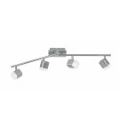 Spotlight ceiling lamps - RL ROUBAIX Ceiling Spotlight 4xLED max 4W 3000K Nickel Mat R82154107. - product 1