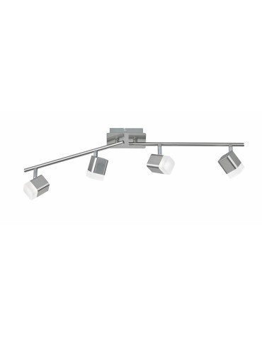 RL ROUBAIX Ceiling Spotlight 4xLED max 4W 3000K Nickel Mat R82154107.