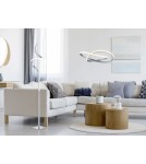 Lampy wiszące - RL COURSE Wisząca Nowoczesna 1xLED max 27W 3000K Nikiel Mat R32051107 - produkt 2