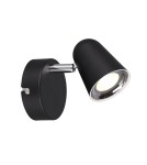 Adjustable wall lamps - RL TOULOUSE Wall Spotlight 1xLED max 3W 3000K Black Mat R82121132. - product 1